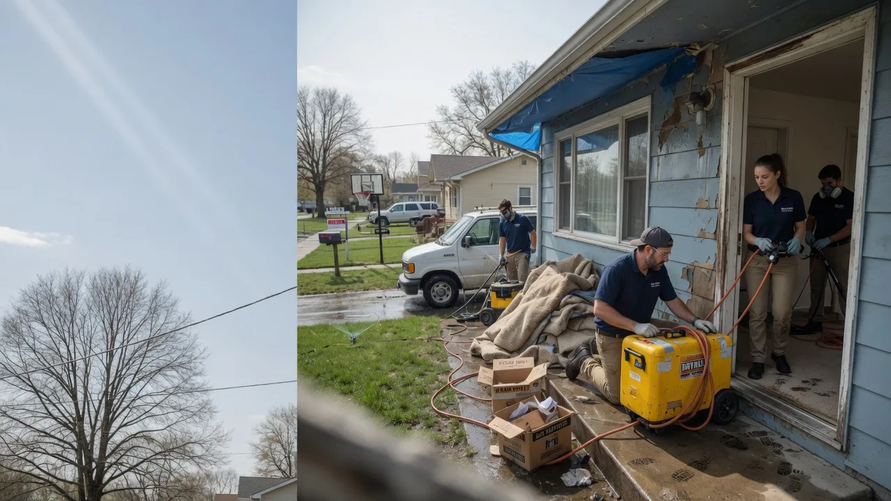 Basement Flood Cleanup in Danville, KY near me